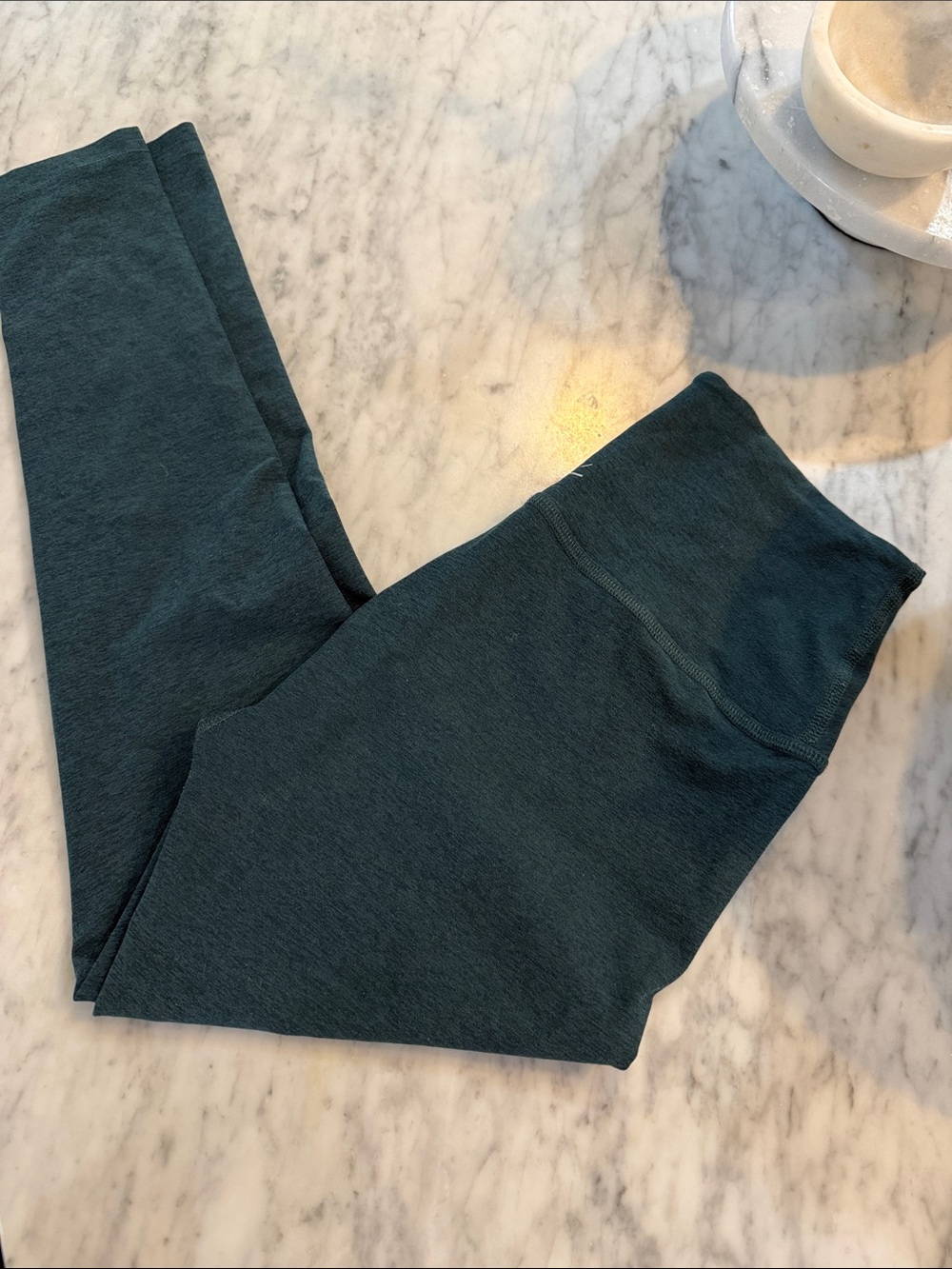 Never worn! Like new. Beyond Yoga Spacedye Teal Green Leggings